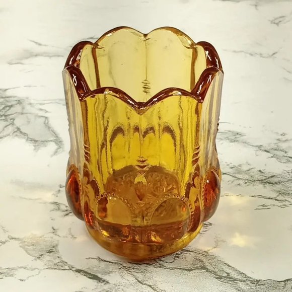 Degenhart Glass Beaded Oval Trinket Toothpick Paperweight Vintage - Picture 2 of 6